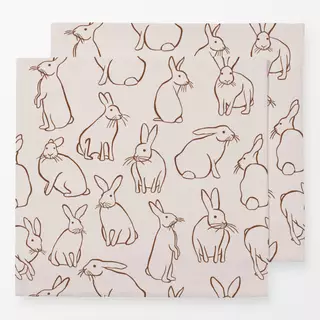 Servietten Bunnies Beige