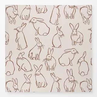Tischdecke Bunnies Beige
