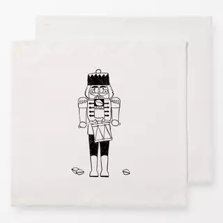Servietten Nussknacker 03