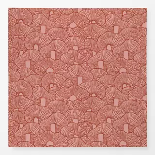 Tischdecke Sea of mushrooms red
