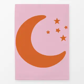 Geschirrtücher Mond & Sterne orange