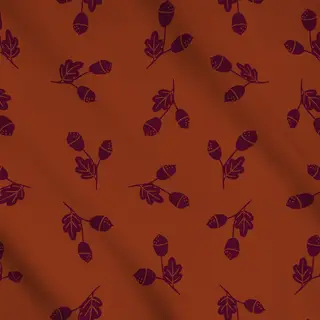 Meterware weinrot orange