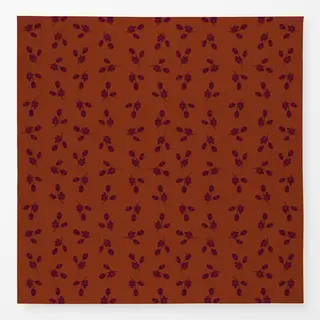 Tischdecke weinrot orange