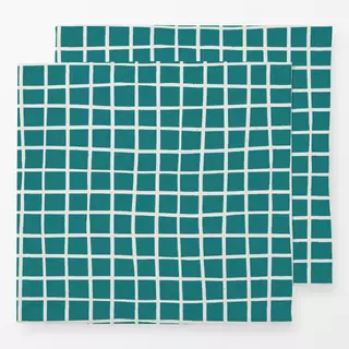 Servietten Grid | Allover | grün