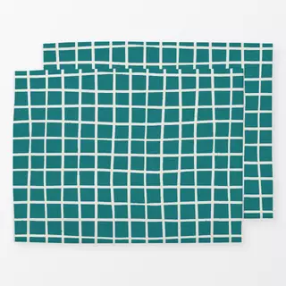 Tischset Grid | Allover | grün