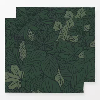 Servietten Rain of Leaves verde