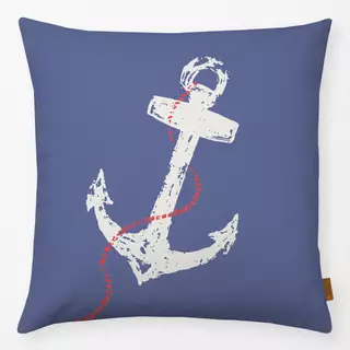 Kissen Anker Print