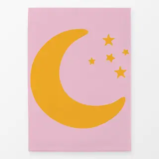 Geschirrtücher Mond & Sterne rosa