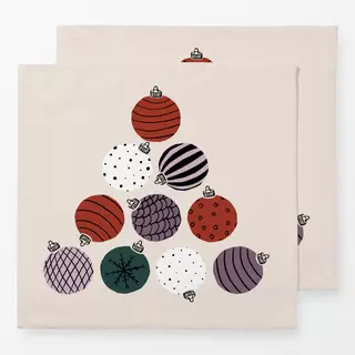 Servietten XMAS | Kugelbaum