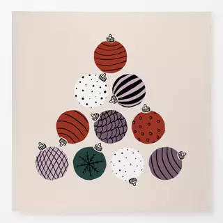 Tischdecke XMAS | Kugelbaum