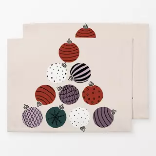 Tischset XMAS | Kugelbaum