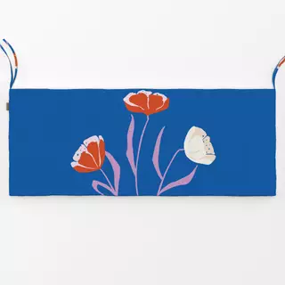Bankauflage Tulpen Print