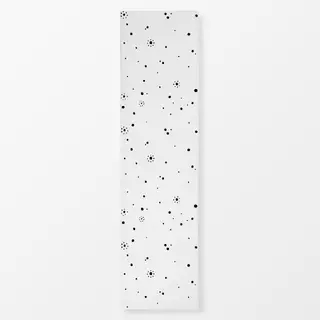 Tischläufer Sun Dots | schwarz weiss