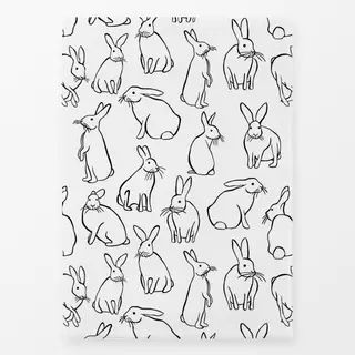 Geschirrtücher Bunnies White