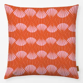Kissen Abstract Shell allover orange