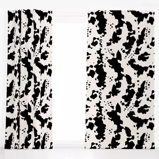 Dekovorhang Organic Shapes | schwarz