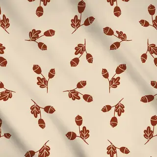 Meterware orange beige