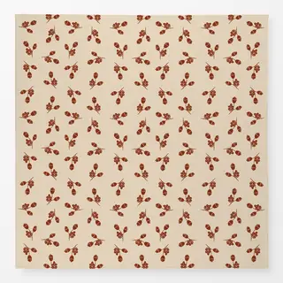 Tischdecke orange beige