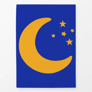 Geschirrtücher Mond & Sterne blau