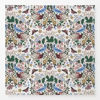 Tischdecke Victorian Garden Birds | light