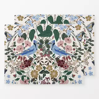 Tischset Victorian Garden Birds | light