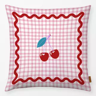 Kissen Cherries & Gingham