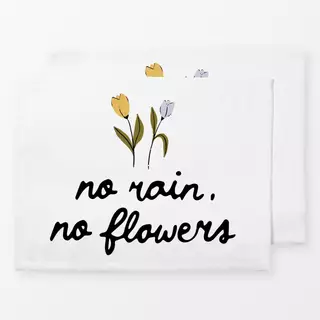 Tischset No Rain No Flowers