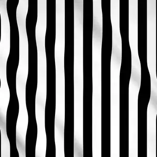 Meterware Stripes Coco | schwarz
