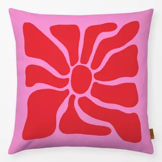 Kissen Bloom 1 Rot Pink