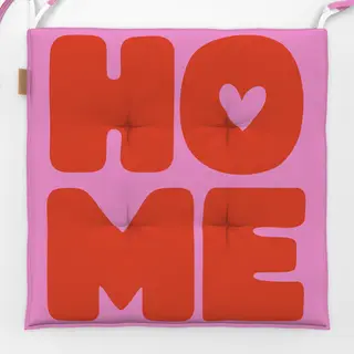 Sitzkissen Home mit Herz