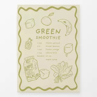 Geschirrtücher Green Smoothie Rezept