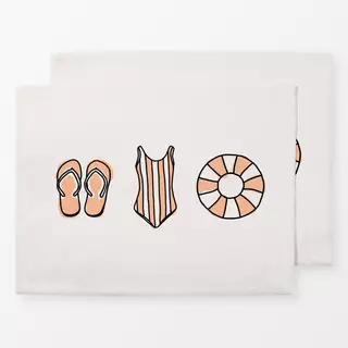 Tischset Sommer Essentials Orange