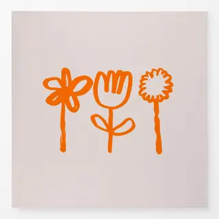 Tischdecke Blumen Trio