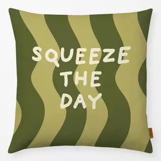 Kissen Squeeze the Day Green