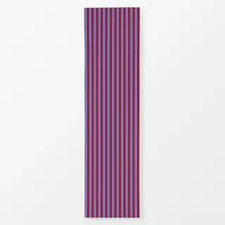 Tischläufer Stripes Weinrot Winterviolett