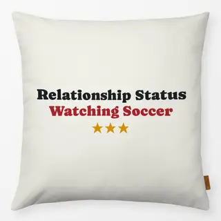 Kissen Relationship Status Soccer