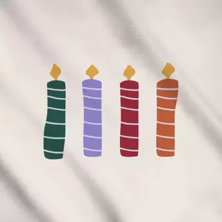 Meterware Weihnachtskerzen