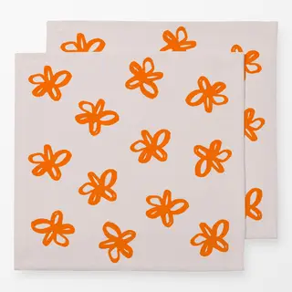 Servietten Blumen Muster