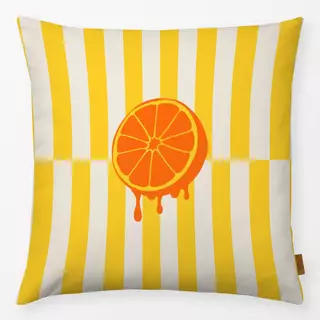 Kissen Stripes Orange