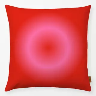 Kissen Gradient Pink Red Circle
