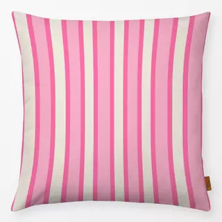 Kissen Stripes Pink Beige Pink Small