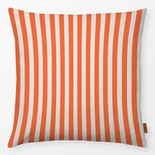 Kissen Stripes Karotten-Orange