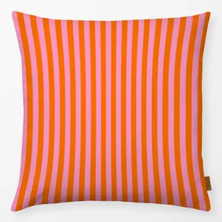 Kissen Streifen Pink Orange