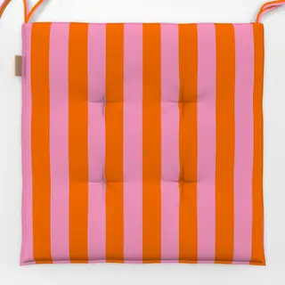 Sitzkissen Streifen Pink Orange