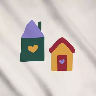 Meterware Weihnachtshäuser 1