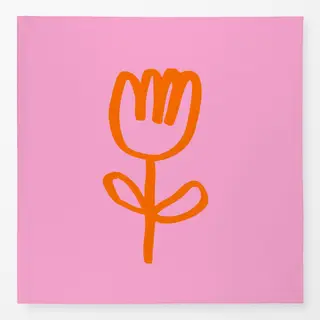 Tischdecke Blume