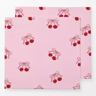 Servietten Kirschen Rosa