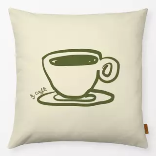 Kissen Kaffee Cafe