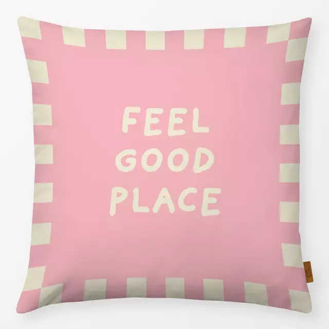 Kissen Feel Good Pink von textilwerk