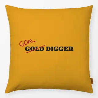 Kissen Goal Digger Gold